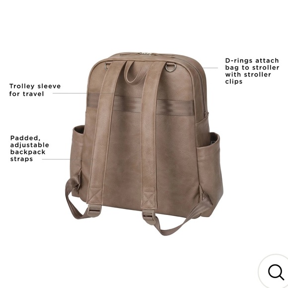 Petunia pickle bottom Sync Backpack in Mink - Picture 10 of 11